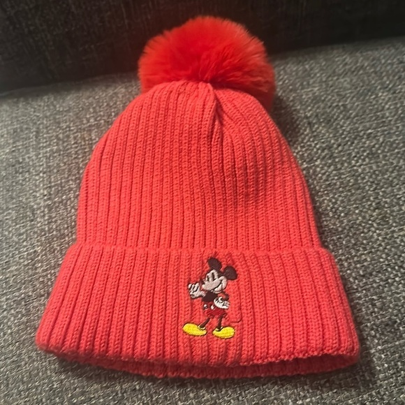 Mickey Mouse Red Beanie - Picture 1 of 1
